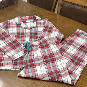 BedHead Red and White Plaid Pajama Set